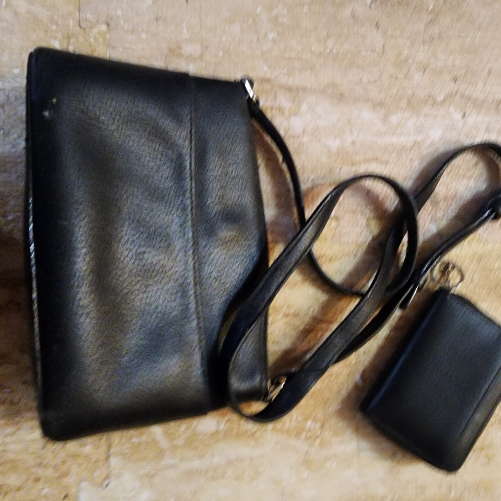 Kate spade black purse and change purse set